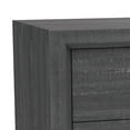 thumbnail image 2 of Erica Bedside Nightstand- 2 Drawers Chrome Bar Handles, 2 of 6