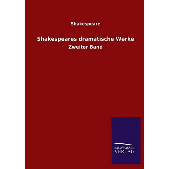 Shakespeares dramatische Werke (Paperback)