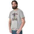 thumbnail image 4 of Rocking Dad Guitar American Flag Men's Graphic T Shirt Tees Brisco Brands M, 4 of 5