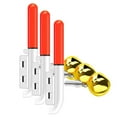 thumbnail image 1 of Bell Rod Tip Light Night Fishing Electronic Rod Tip Light Anti-Shake Large Copper Bell Fishing Sensor Light Fishing Rod Sea Rod Alarm Luminous Rod Tip Light, 1 of 1