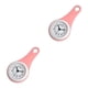 thumbnail image 4 of Toystoory Reloj de funcionamiento silencioso único de gel de sílice Giro moderno para el cronometraje Estilo único y moderno rojo rojo 2Conjunto, 4 of 6