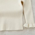 thumbnail image 4 of StSilkitty Ruffle Mock Neck Sweaters for Girls Long Sleeve Pullover Tops Fall Winter Lightweight Casual Fashion Outfits, 4 of 6