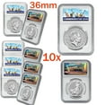thumbnail image 4 of 10PC High Quality Coin Slab Holder (36mm) Display Case Free Label NGC Style, 4 of 11