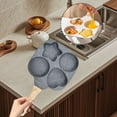 thumbnail image 4 of PRETXORVE Maifan Non- Pan Hamburger Frying Pan Bottom Thickened and Deepened Flat-bottomed induction Cooker Mini Omelette Pan, 4 of 6