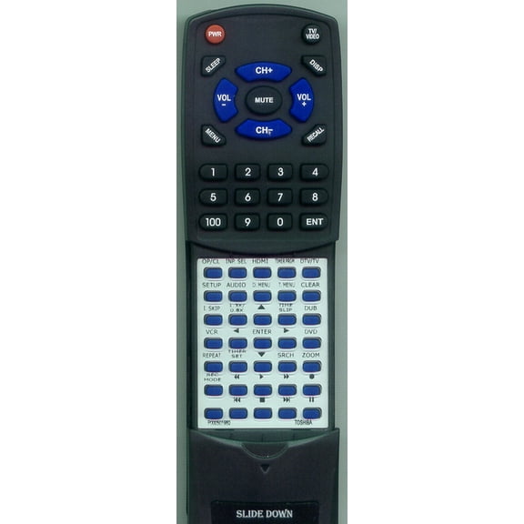 Replacement Remote for TOSHIBA P000501980, 79103700, RTP000501980, SER0294, DVR670, DVR660, DVR660KU, DVR670KU, SE-R0294
