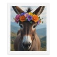thumbnail image 5 of Paint by Numbers Kit for Adults, Decorated Donkey With Flower Crown Paint by Numbers, Easy Paint by Numbers Kit for Adults Beginner, DIY Adult Paint by Number Kits on Canvas, Home Decor, 5 of 7