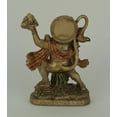thumbnail image 3 of Gold Finish Flying Hanuman Carrying Herb Bearing Mountain Statue 8.75 Inches High, 3 of 3
