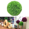 thumbnail image 4 of Bola de topiario artificial, arbustos verdes colgantes decorativos, bola de planta artificial inner25cm Out32cm, 4 of 8