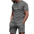 thumbnail image 4 of Conjunto de pantalones cortos con estampado de moda de verano 2024 para hombre, conjunto deportivo transpirable de secado rápido, conjunto de camiseta de manga corta, conjunto de jogging para hombre, 4 of 5