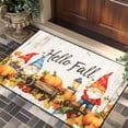 thumbnail image 7 of LEFXSMR Fall Bathroom Rugs Non-Slip Bath Mat Pumpkin Maple Leaves Design Area Rug for Front Door Porch Entryway Thanksgiving Decorations, Multicolor, 7 of 7