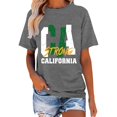 thumbnail image 1 of YDLCAFD T-Shirts Amusants Humour Adulte Femmes Décontractées Mode Imprimés Manches Courtes Col Rond T-Shirt Ample Blouse Tops, 1 of 4
