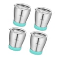 thumbnail image 1 of 4pcs Taza De Té De De Agua de material acero Inoxidable Acampar Camina a hogar 300ml BLESIY Taza de café de acero inoxidable, 1 of 8