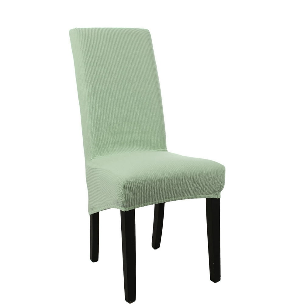 Piccocasa Elastic Polyester 1 Piece High Back Chair Covers(Sage Green)