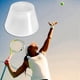 thumbnail image 3 of 4X de Raqueta de Tenis con EnergéTica de Silicona A Prueba de Golpes Accesorios de Parachoques de la Tapa del Extremo de la Manija Agarre Anillo Raqueta Deporte, 3 of 4