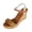 C, variant on Womens Metallic Braided Platform Wedge Dressy Sandals Beach Boho Casual Leather Faux Wooden Chunky High Heel Ankle Strap Dress Pumps for Woman Summer B Size 6