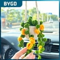 thumbnail image 1 of Easy To Adjust Car Decoration Exquisite Portable Car Plant Decoration Universal Creative Wool Accessories In The Car Stylish14United States He Qiyong unisex, 1 of 1