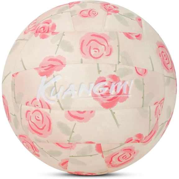 Kuangmi soft volleyball, official size 5, indoor and outdoor leisure ball, sports training beach game ball, suitable for beginners, teenagers, and adults