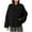 Black, variant on LEAVINGSUO Womens Tops Winter Coats for Women Fashion Women Solid Stand-up Collar Cardigan Down Jacket Outerwear Padded Coat