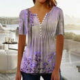 thumbnail image 2 of Cute Summer Tops for Women Over 50 Women Blouses and Tops Fashion for Party Plus Size Womens Shirts Trendy, 2 of 5