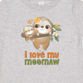 thumbnail image 4 of Inktastic Sloth I Love My Meemaw Boys or Girls Baby T-Shirt, 4 of 5