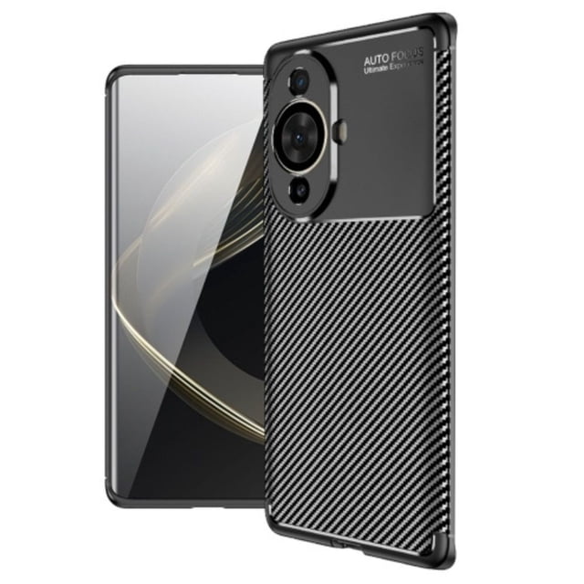 Funda de Fibra Flexible Rugged Carbon para Huawei Nova 11