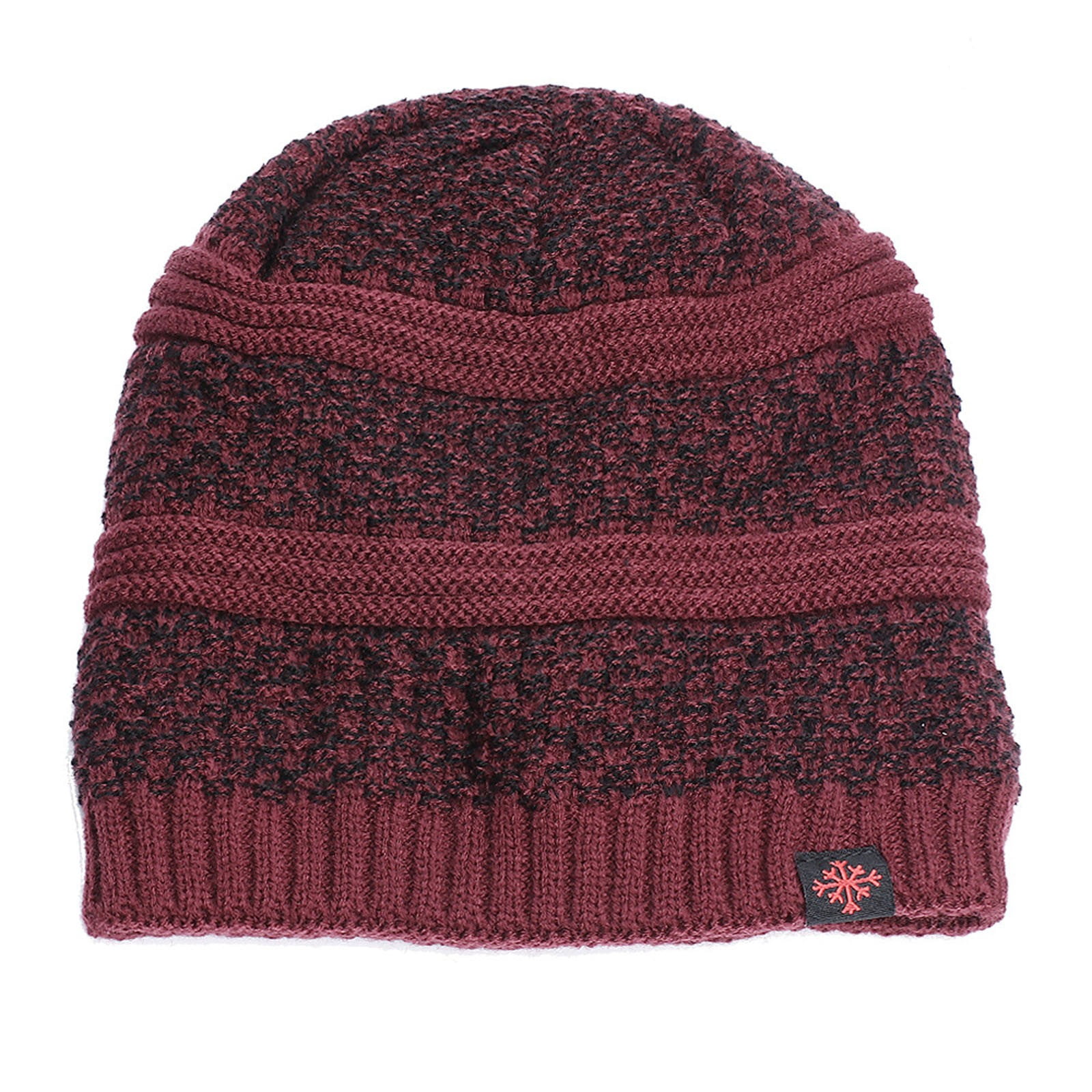 Tanhomme Winter Fleece Line, Outdoor Warm Thermal Knitted Hat Stocking Caps Woolen Hat Winter Plus Velvet Hat Outdoor Cycling Warmth Unsix Hood Ski Hat