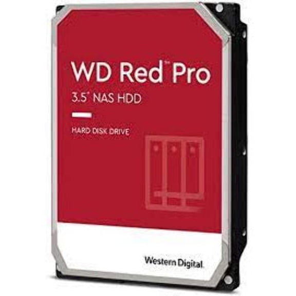 Western Digital 16TB WD Red Pro NAS 3.5” HDD - 7200 RPM, SATA, CMR WD161KFGX