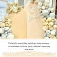 thumbnail image 6 of Coolmade 7.2ft Wedding Arch Cover Spandex Fitted Wedding Stand Cover for Ceremony Decoration Beige, 6 of 7