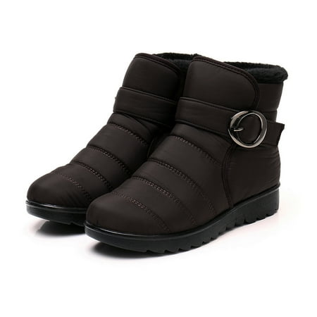 

Waterproof Snow Boots For Women Snow Boots Winter Warm Boots For Women Snow Boots Ankle Boots Warm Shoes Boots Brown 38 Hxroolrp