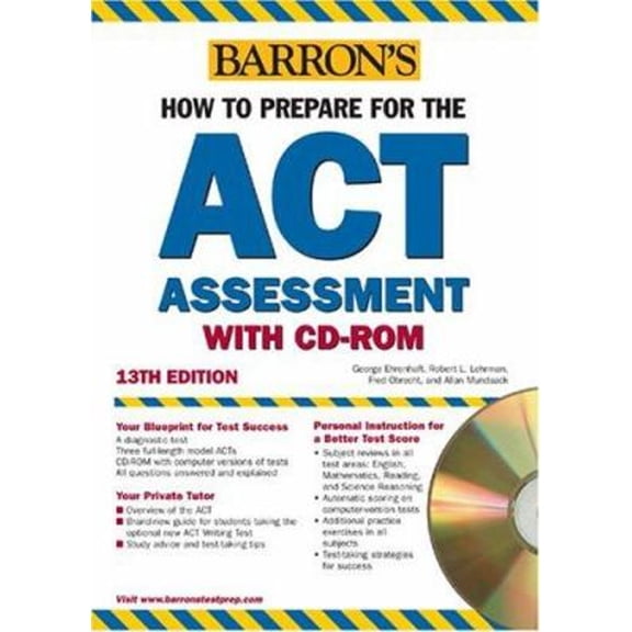 Pre-Owned How to Prepare for the ACT with CD-ROM (Paperback)