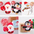 thumbnail image 3 of Tarjetas de piruleta de papel Advancent 50 unids/lote Papá Noel decoración regalos de Navidad HA001849-02, 3 of 6