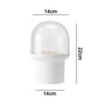 thumbnail image 2 of Porta brochas de maquillaje creativo con tapa, porta brochas de maquillaje con tapa a prueba de polvo, caja de almacenamiento de brochas de maquillaje transparente, organizador de brochas, 2 of 5