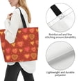 thumbnail image 3 of Disketp Flower Hearts Bolsa Tote Estampada para Mujer, Bolso de Hombro y de Mano para Compras y Viajes, 3 of 8