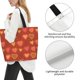thumbnail image 3 of Disketp Flower Hearts Bolsa Tote Estampada para Mujer, Bolso de Hombro y de Mano para Compras y Viajes, 3 of 8