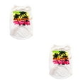 thumbnail image 4 of Ropa para perros Methold Camisa Chalecos de verano Patrón de coco Blanco L 2piezas, 4 of 6