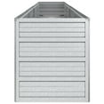 thumbnail image 3 of vidaXL Garden Raised Bed 320x40x45 cm Galvanized Steel Silver, 3 of 4