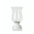 thumbnail image 2 of Privilege Large Ceramic Hurricane in White Finish 66836, 2 of 2