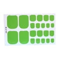 thumbnail image 1 of RYGRZJ Toe Wraps Nail Wraps Art Stickers Auto-Adhésif Pleine Couverture DIY Pur, 1 of 5