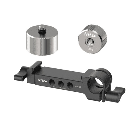 Nitze Gimbal Mounting Clamp Counterweight Kit for DJI RS 4 Pro/RS 4/ RS 3 Pro/RS 3/ RSC 2/ RS 2 Stabilizers, with Mounting Clamp with 15mm Rod Clamp, for DJI Focus Pro Motor