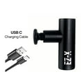thumbnail image 2 of EZ-X Mini 2.0- Premium Percussion Massage Gun- Extra Power- Whisper Quiet- Pocket Sized- 3200 RPM- Lightweight Massager with 4 Attachment Heads [Includes Carrying Case]- Black, 2 of 6