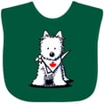 thumbnail image 3 of Inktastic Canada Day Westie Boys or Girls Baby Bib, 3 of 4