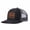 Black and gray, variant on GIRL DAD Letter leather label pattern, suitable for travel and casual outfits, breathable outdoor baseball cap for men, adjustable