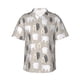 thumbnail image 1 of Balery winter Snowflake beer Camisas hawaianas de manga corta para hombre, camisas playeras de corte holgado, camisas de vacaciones con botones,Small, 1 of 7