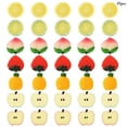 thumbnail image 2 of Coofit Artificial Fruit Slice Resin: 35PCS Lifelike Fake Fruits Lemon Slice Photo Prop, 2 of 10