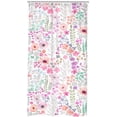 thumbnail image 6 of Small Stall Rv Narrow Shower Curtain for Bathroom Decor 36Wx72H Purple Floral Stand Up Single Half Flowers Colorful Art Printed Fabric Polyester Waterproof 12 Pack Plastic Hook, 6 of 6
