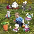 thumbnail image 5 of 7 PCS Easter Decorations Outdoor Easter Yard Signs Yard Stakes Easter Yard Decorations Outdoor Decorations Signs, 5 of 6