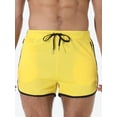thumbnail image 2 of Men Quick Dry Athletic Shorts Multi-color Polyester Workout Training Short Pants With Zipper Pockets, 2 of 8