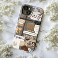 thumbnail image 5 of Christian Collage Phone Case – Inspirational Bible Quotes & Cross Design – Focus on Jesus, Faith, God Wins – Fits iPhone 11 12 13 14 15 16 Pro Max Mini Plus, 5 of 6