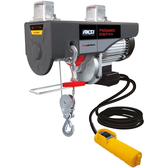 Polipasto Eléctrico Aksi 300 a 600 kg Industrial 1180W