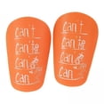 thumbnail image 1 of 4x2 Uds Mini Espinilleras De Fútbol Protección De Piernas Para Deportes Al Aire Libre Juego De Fútbol Naranja 10cm X 6cm, 1 of 8